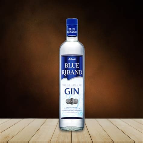 BLUE RIBAND EXTRA DRY GIN – Mansionz