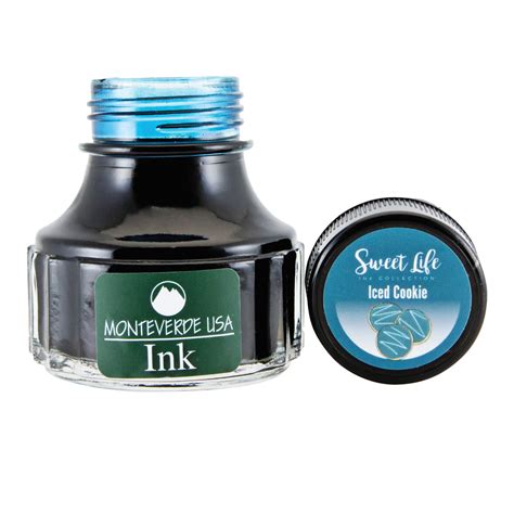 Monteverede Sweet Life Iced Cookies Ink Bottle, Turquoise - 90ml – Makoba