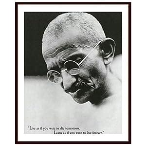 Art Mahatma Gandhi Bapu Quote PhotoFrame|Matt Finished Print |Fiber ...