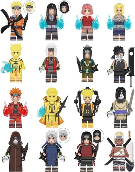 Géneric 16PCS Naruto Inspired Mini Building Block Set India | Ubuy