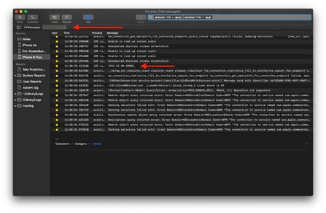 Image result for iOS Error Log