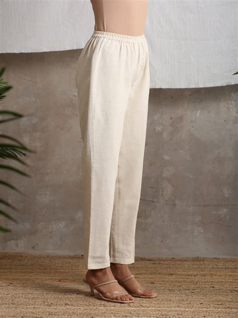 Beige Pure Cotton Pant – trueBrowns