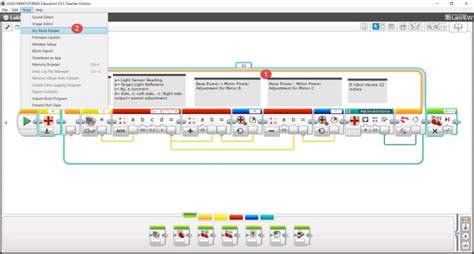 Image result for Line Following EV3 Code