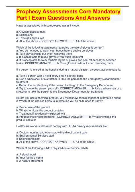 Image result for Core Mandatory 2 Test Answers