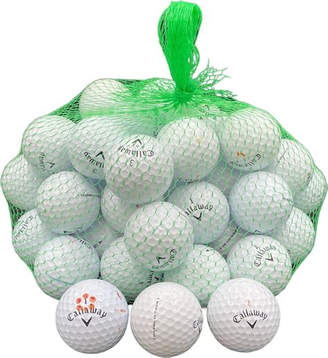 Golf Ball Planet - 50 Pack Recycled Golf Balls for Callaway (5A/Mint ...