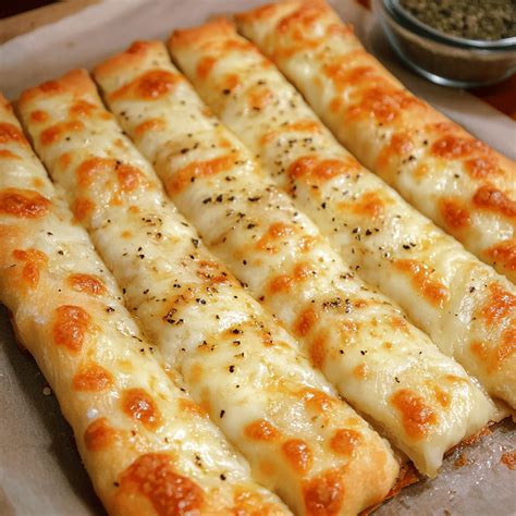 Homemade Cheesy Breadsticks - Recipe Yumm
