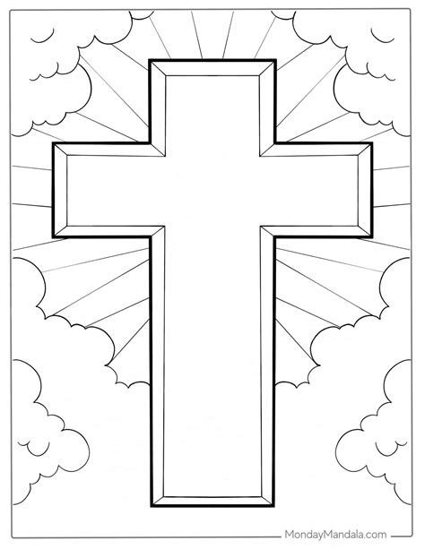 Coloring Pages Of Cross