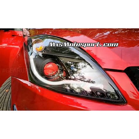 MXS3540 Demon Eye Projector Headlights with Audi style DRL Maruti Swift ...