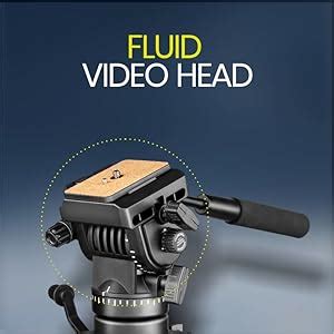 DIGITEK® (DPTR 880 PRO) (165 CM) Platinum Aluminum Light Weight Tripod ...