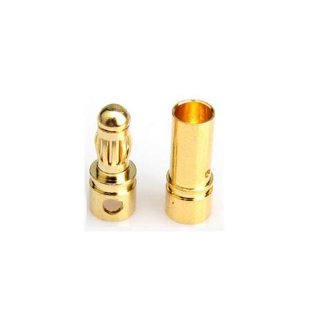 3.5MM BULLET CONNECTORS GOLD PLATED FOR HIGH CURRENT