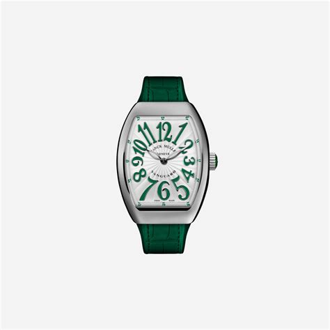 Franck Muller Vanguard Lady Grey Dial Leather Strap Watch WMNS - V 32 ...