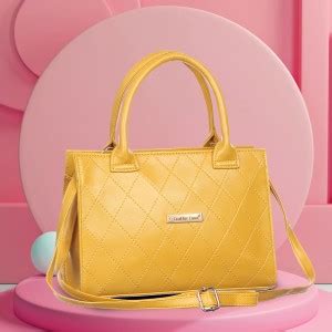 Leather Land Yellow Sling Bag Barfi Box Sling in Marble Yellow Marble ...