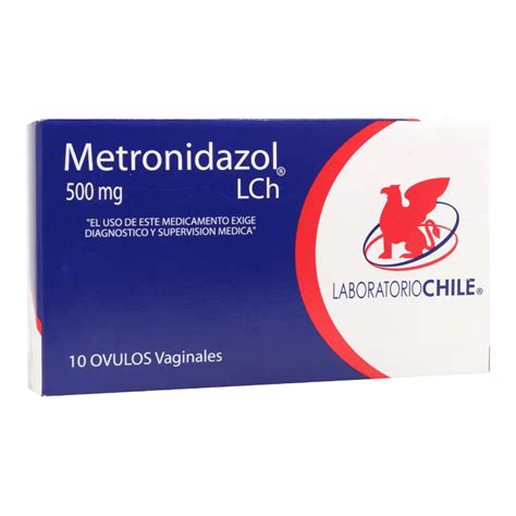 Metronidazol 500 mg / 10 Óvulos Vaginales | EcoFarmacias