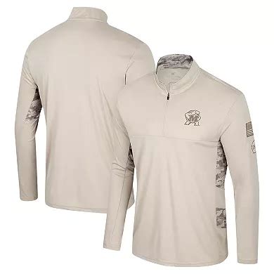 Men's Colosseum Natural Maryland Terrapins OHT Military Appreciation ...