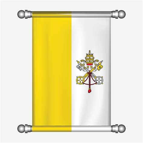 The flag of the vatican city is shown in this illustration 53537173 Vector Art at Vecteezy