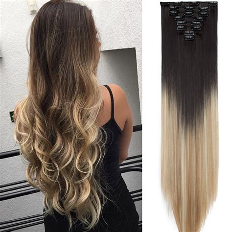 Red To Blonde Ombre Hair Extensions