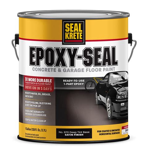 Buy Satin Deep Tint Base, Seal-Krete Epoxy-Seal Concrete and Garage ...