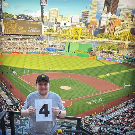 Flown in from the UK to visit all 30 ballparks, and stopped at PNC Park ...