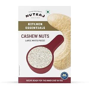 Nutraj Kitchen Essential Cashews 200g | Kaju Nuts | Nutritious ...