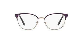Buy VO4088 Oval Metal Eyeglass Frames, Purple/Light Pink Gold/Demo Lens ...