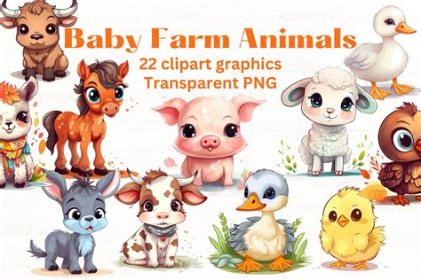 Cute Baby Animal Clipart