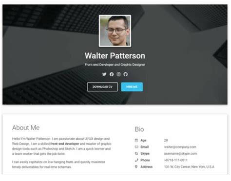 Image result for Resume in HTML