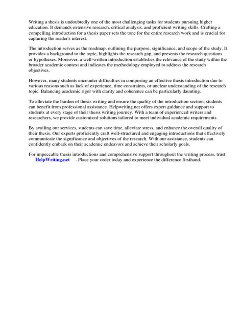 Image result for Dissertation Introduction Sample