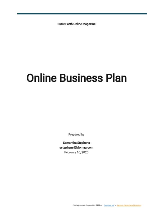 Free Online Business Plan 的图像结果