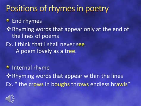 Rhyme Scheme in Poetry | PPTX