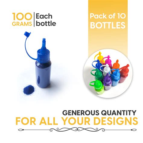 CHITRASHILA® Rangoli Bottles: Easy-Pour Festive Decor