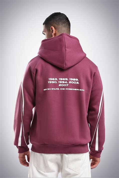 AC Milan Zip Oversized Hoodie – NINETY MINUTES