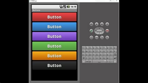 Button Style in Android Studio 的图像结果