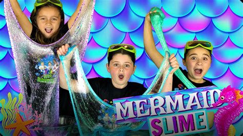 How to Make MAGICAL MERMAID SLIME with Sparkly Glitter! Video ...