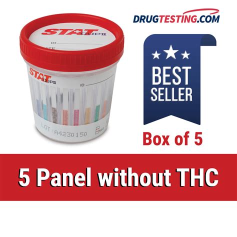 STATCUP II 5-Panel No THC (COC/AMP/MAMP/ OPI/PCP) 5 Test Per Box @ $10 ...