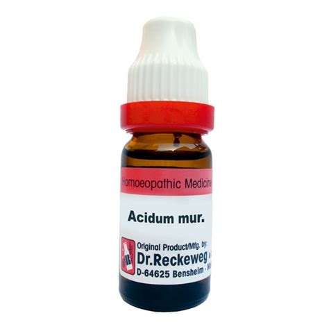Dr. Reckeweg Acid Muriaticum Dilutions, Buy Dr. Reckeweg Acid ...
