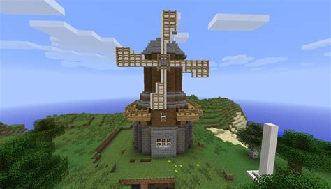 Classic Dutch Windmill Design Minecraft Map