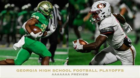 Georgia high school football playoffs: GHSA Round 1 scoreboard ...