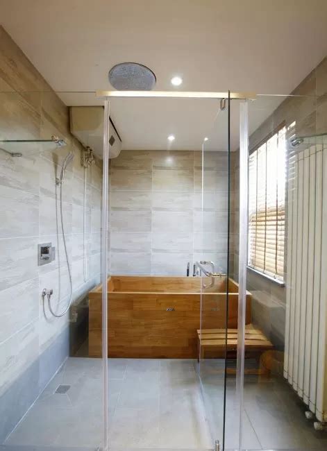 18款干湿分离日式卫生间装修效果图汇总 古朴自然气息-卫浴网