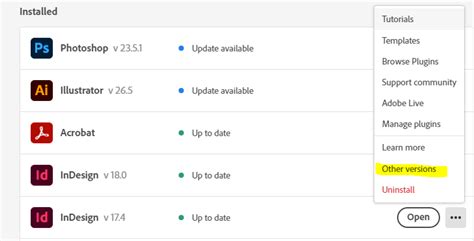 Image result for All InDesign Versions