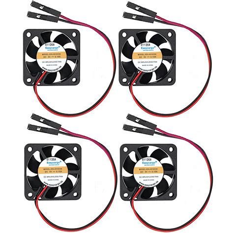 Easycargo Raspberry Pi Fan 40mm 5V DC Cooling Kit India | Ubuy