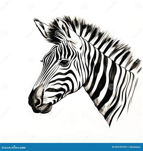 Image result for Zebra Face Drawing