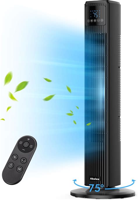 Amazon.com: Abolee Tower Fan for Bedroom, Quiet Floor Fan with Remote ...