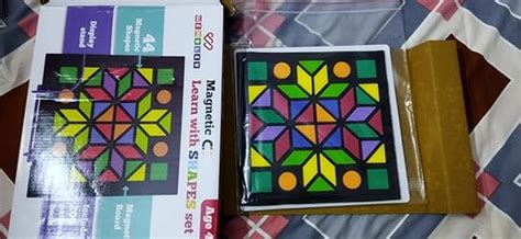 Buy Wembley Magnetic Puzzles Imagination Shapes Game for Kids DIY ...