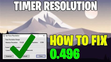 Timer Resolution Fix Cmd 的图像结果
