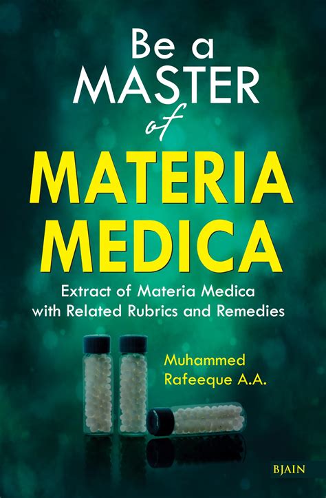 Buy Be a Master of Materia Medica - Extract of Materia Medica with ...