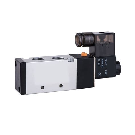 4V210-08 Tube Solenoid Valve Two-position Five-way Pneumatic Solenoid Valve, Pneumatic ...