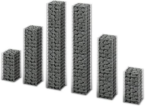 Buy YEZIYIYFOB 6 Piece Gabion Set Galvanized Wire Galvanized Steel Wire ...