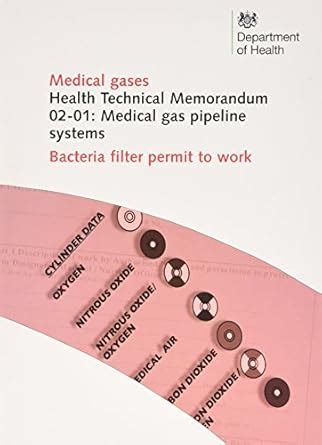 Buy Medical Gas Pipeline Systems: Bacteria filter permit to work: 02-01 ...