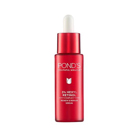 POND'S Youthful Miracle Hexyl Retinol Complex, Renew & Repair Serum ...