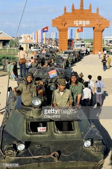 Withdrawal of Vietnamese troops from Cambodia.Cambodian border in ...